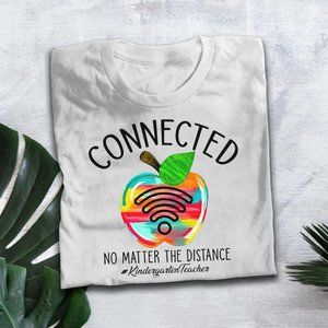 Teacher Connected No Matter The Distance Tshirt